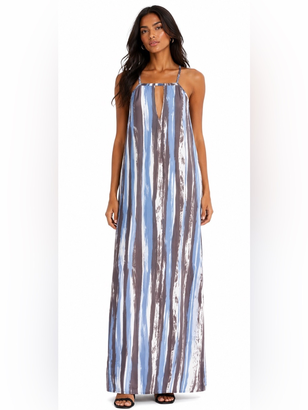 BCBGeneration Printed Casual Maxi Dress XSMALL